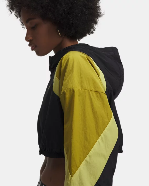 UA Icon Crinkle Womens Crop Jacket